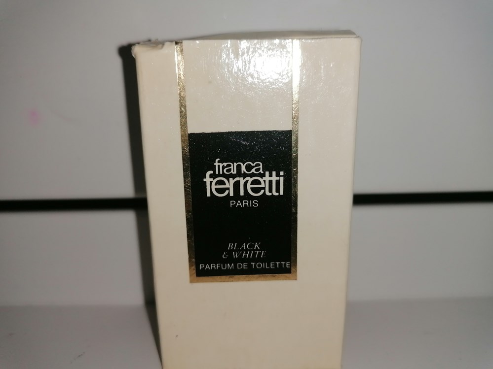 FERETTI FRANKA BLACK AND WHITE parfums beaute miniatures feretti franka black and white