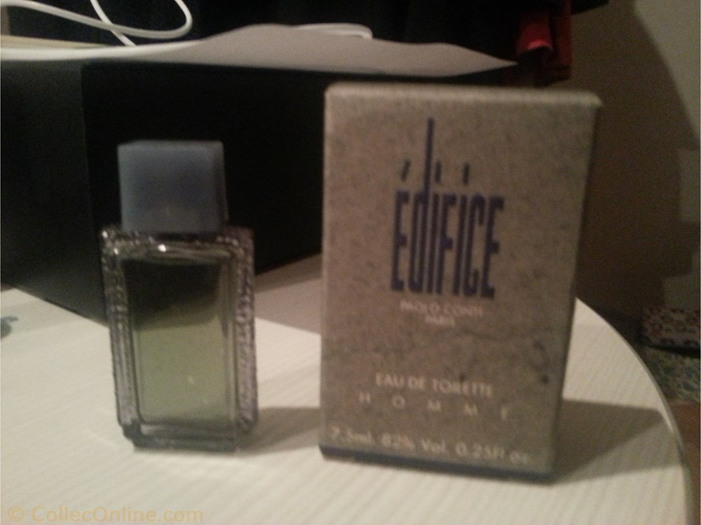 CONTI PAOLO EDIFICE POUR HOMME parfums beaute miniatures conti paolo edifice pour homme