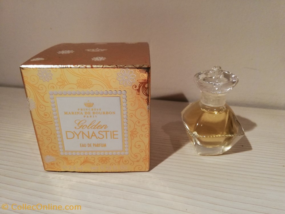 BOURBON MARINA DE DYNASTIE GOLDEN parfums beaute miniatures bourbon marina de dynastie golden