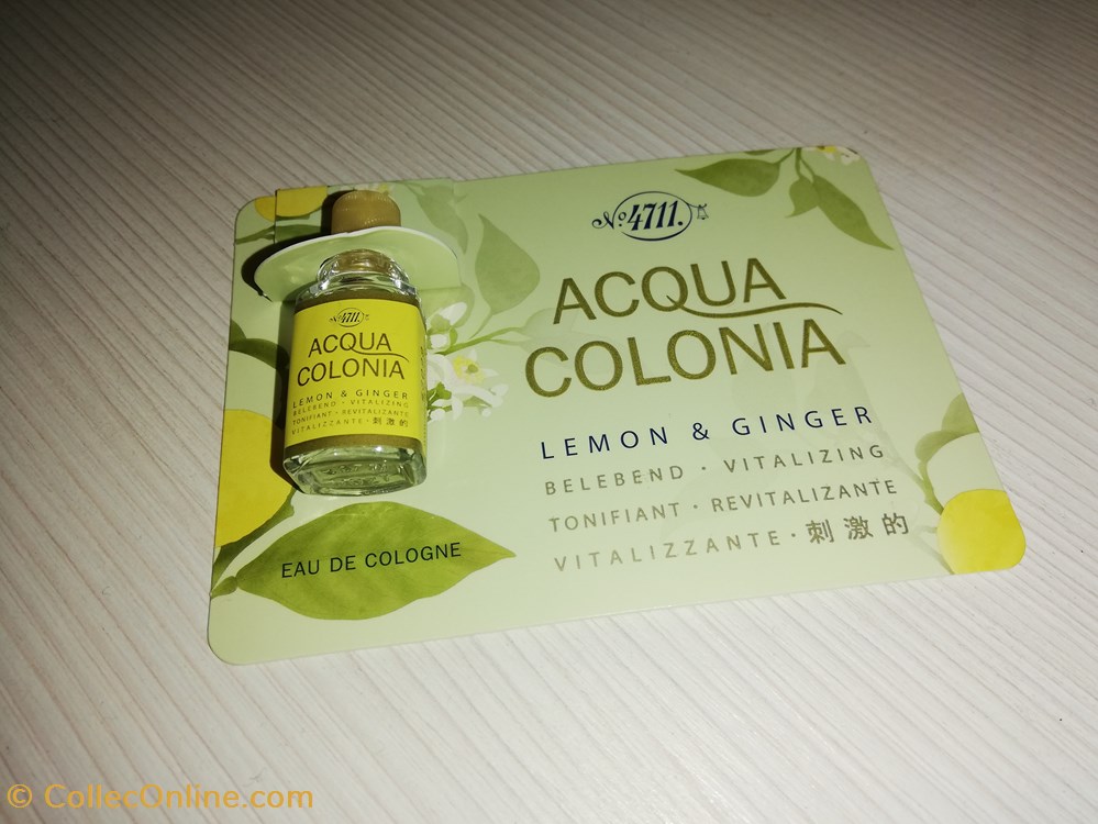 MUELHENS ACQUA COLONIA LEMON GINGER parfums beaute miniatures muelhens acqua colonia lemon ginger