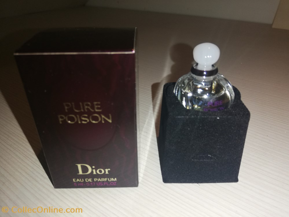 DIOR CHRISTIAN PURE POISON parfums beaute miniatures dior christian pure poison