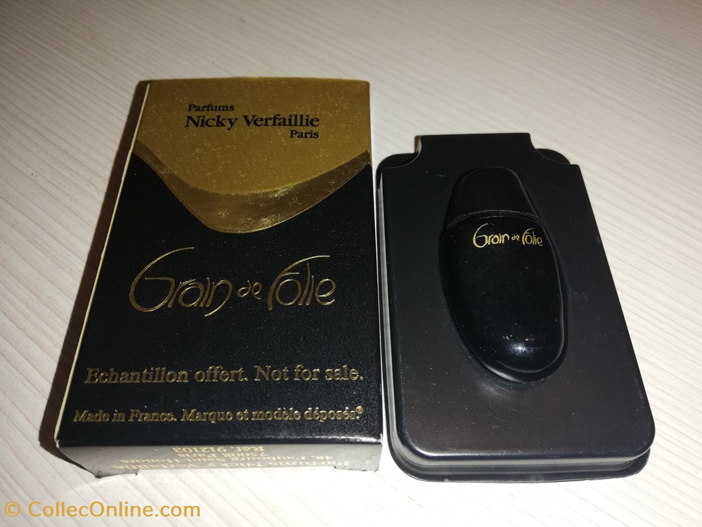 VERFAILLIE NICKY GRAIN DE FOLIE parfums beaute miniatures verfaillie nicky grain de folie