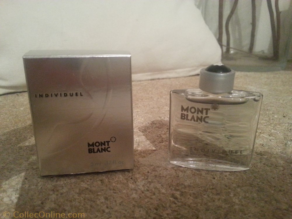 MONT BLANC INDIVIDUEL parfums beaute miniatures mont blanc individuel