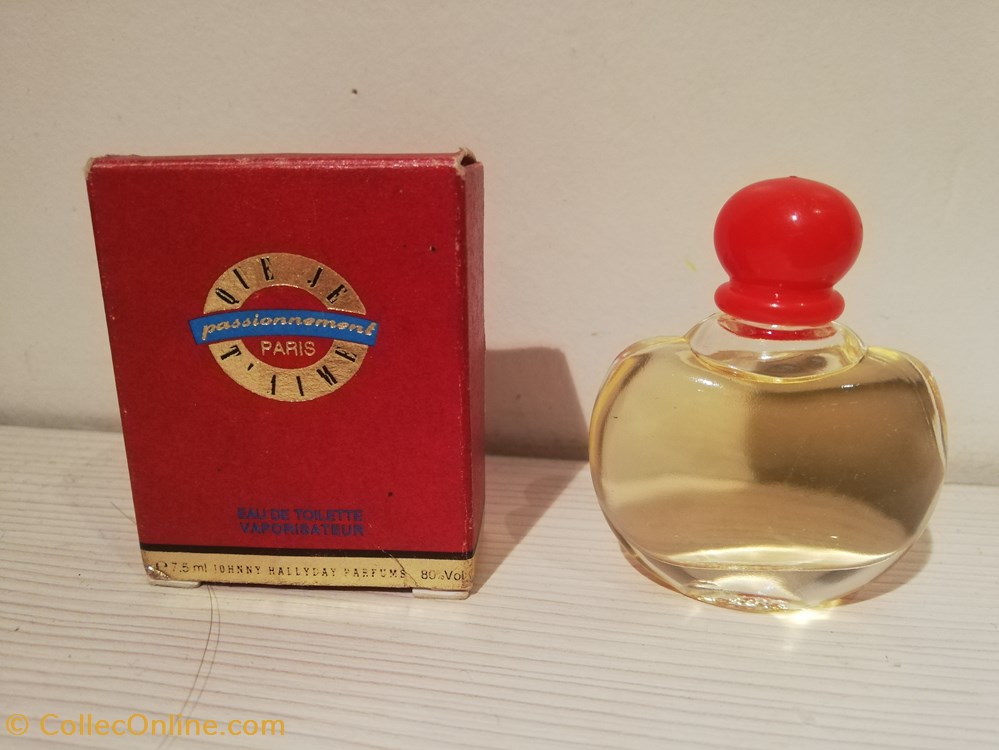 parfums beaute miniatures hallyday johny que je aime passionnement