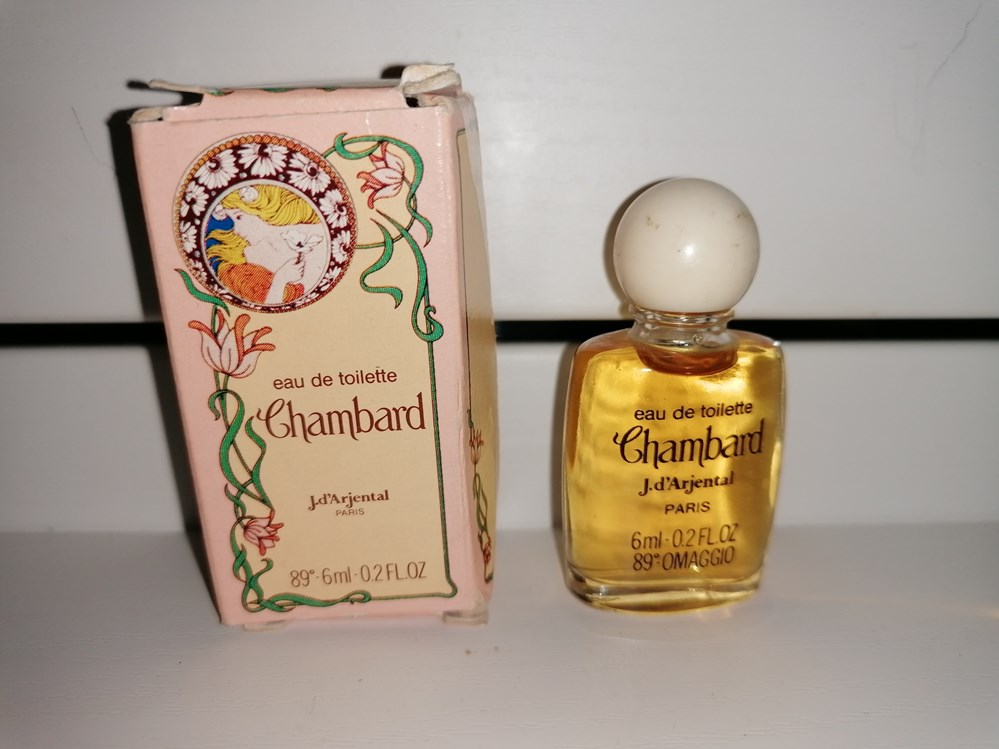 ARJENTAL J. D' CHAMBARD parfums beaute miniatures arjental j chambard