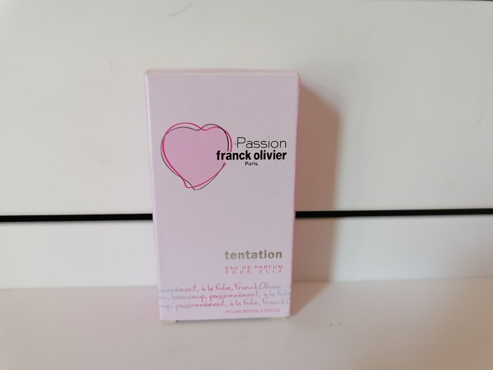 OLIVIER FRANCK PASSION TENTATION parfums beaute miniatures olivier franck passion tentation