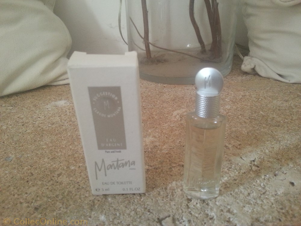 MONTANA EAU D ARGENT parfums beaute miniatures montana eau d argent