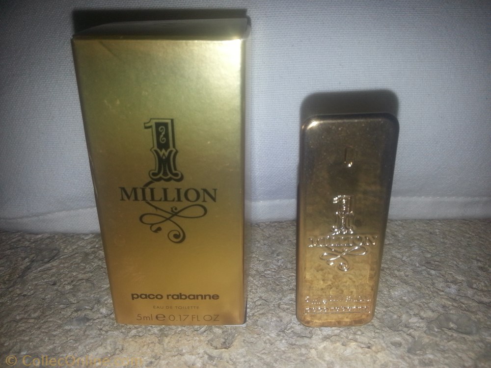 RABANNE PACO 1 MILLION parfums beaute miniatures rabanne paco 1 million