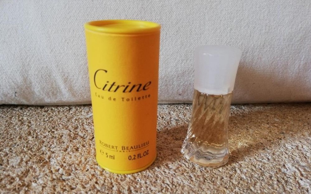 BEAULIEU ROBERT CITRINE parfums beaute miniatures beaulieu robert citrine