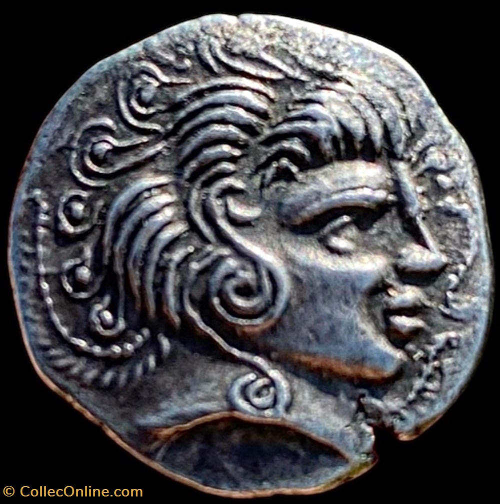Statère lourd au sanglier en argent monnaies antiques celtes statere lourd au sanglier en argent
