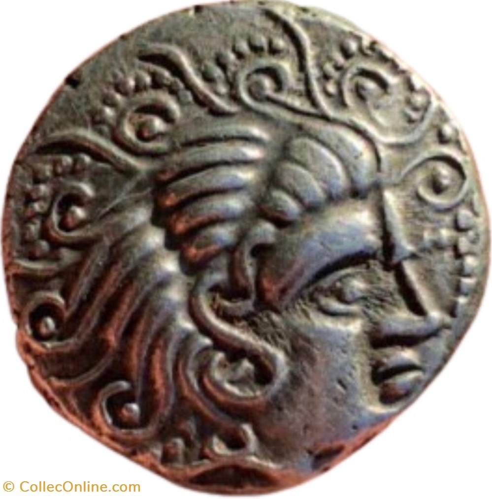 Statère au sanglier en argent monnaies antiques celtes statere au sanglier en argent