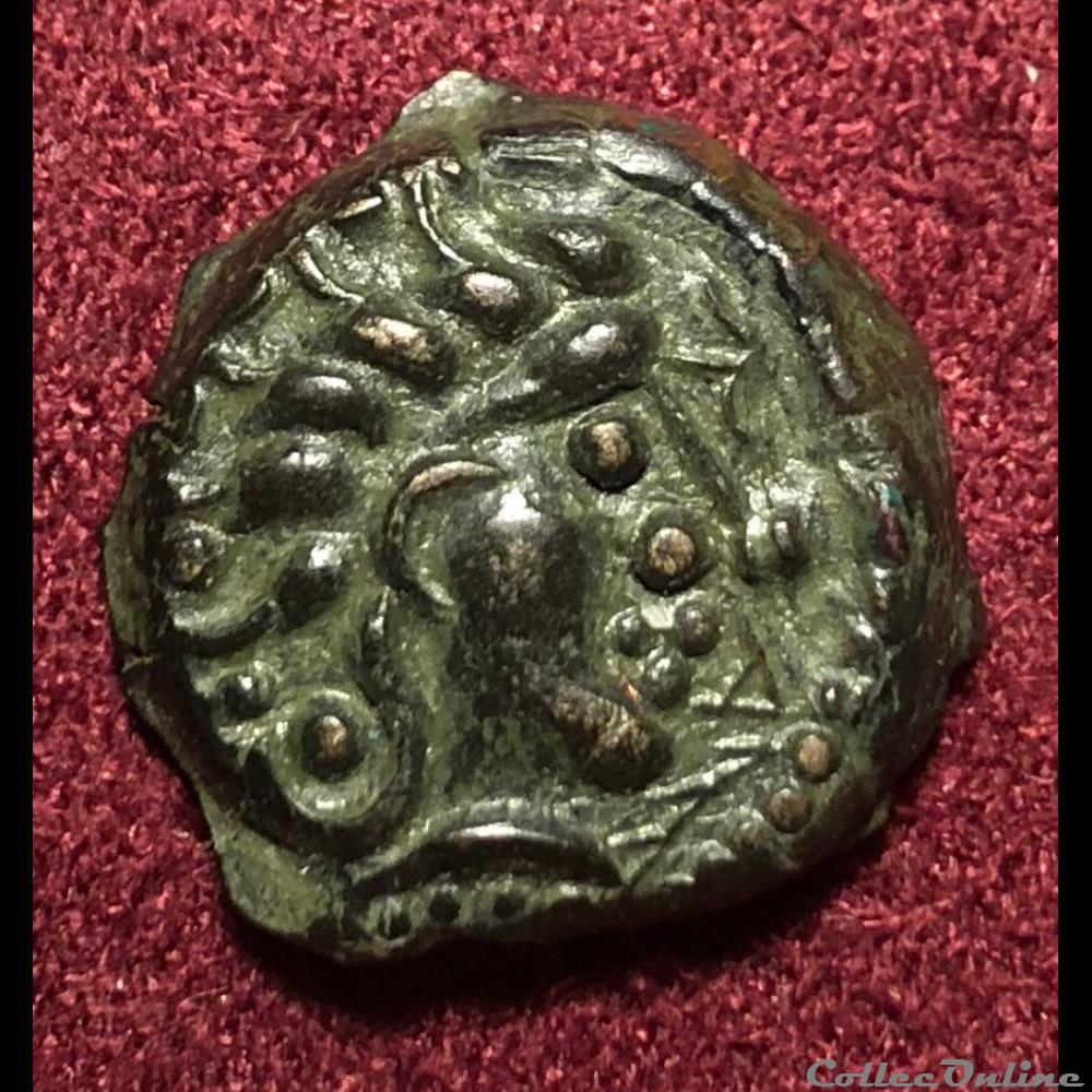 Bronze au pégase - Carnutes - DT.2603 monnaies antiques av jc ap celtes bronze au pegase carnutes dt 2603
