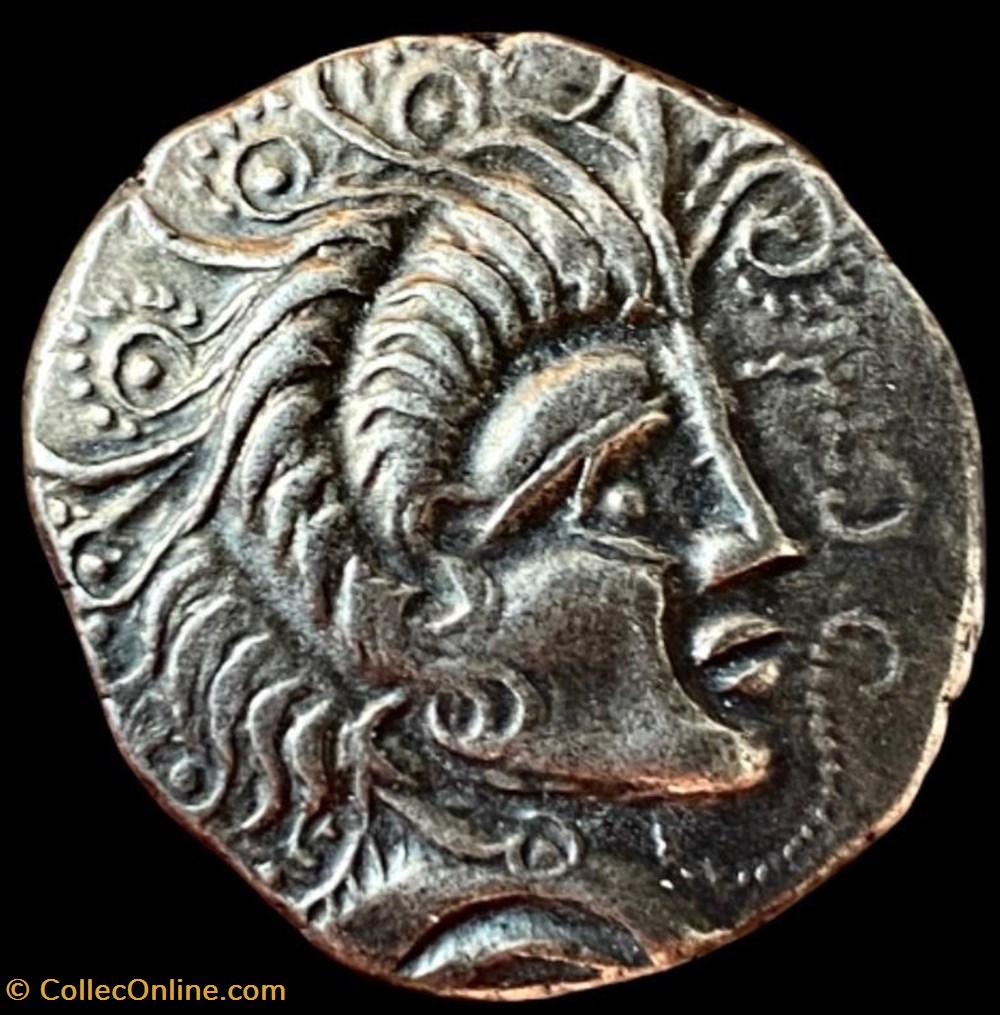 Statère en argent au fleuron monnaies antiques celtes statere en argent au fleuron
