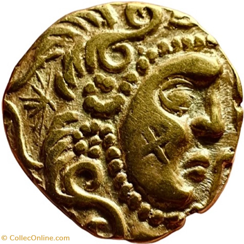 Statère Parisii classe 1 monnaies antiques celtes statere parisii classe 1