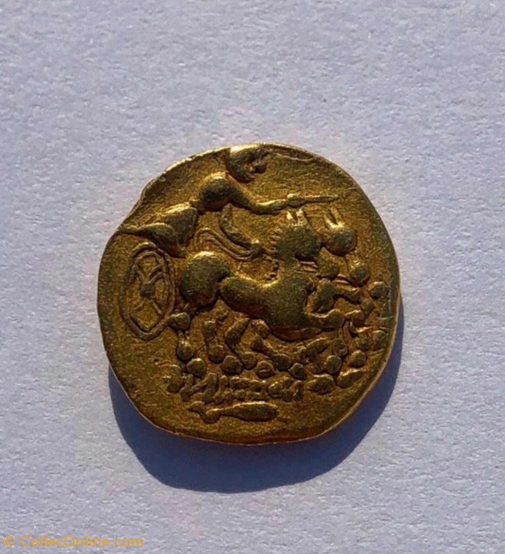 Hémistatère type de Montmorot monnaies antiques av jc ap celtes hemistatere type de montmorot