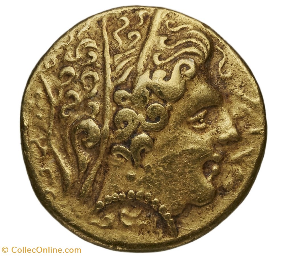Quart de statère celtique en or monnaies antiques av jc ap celtes quart de statere celtique en or