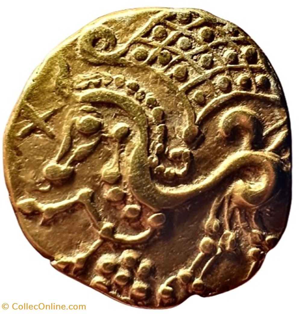 Statère Parisii classe 1 monnaies antiques celtes statere parisii classe 1