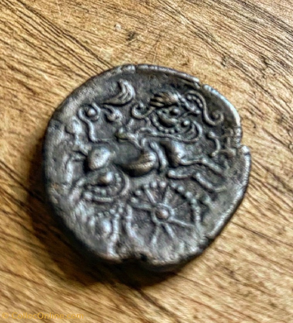 Statère à la roue monnaies antiques celtes statere a la roue