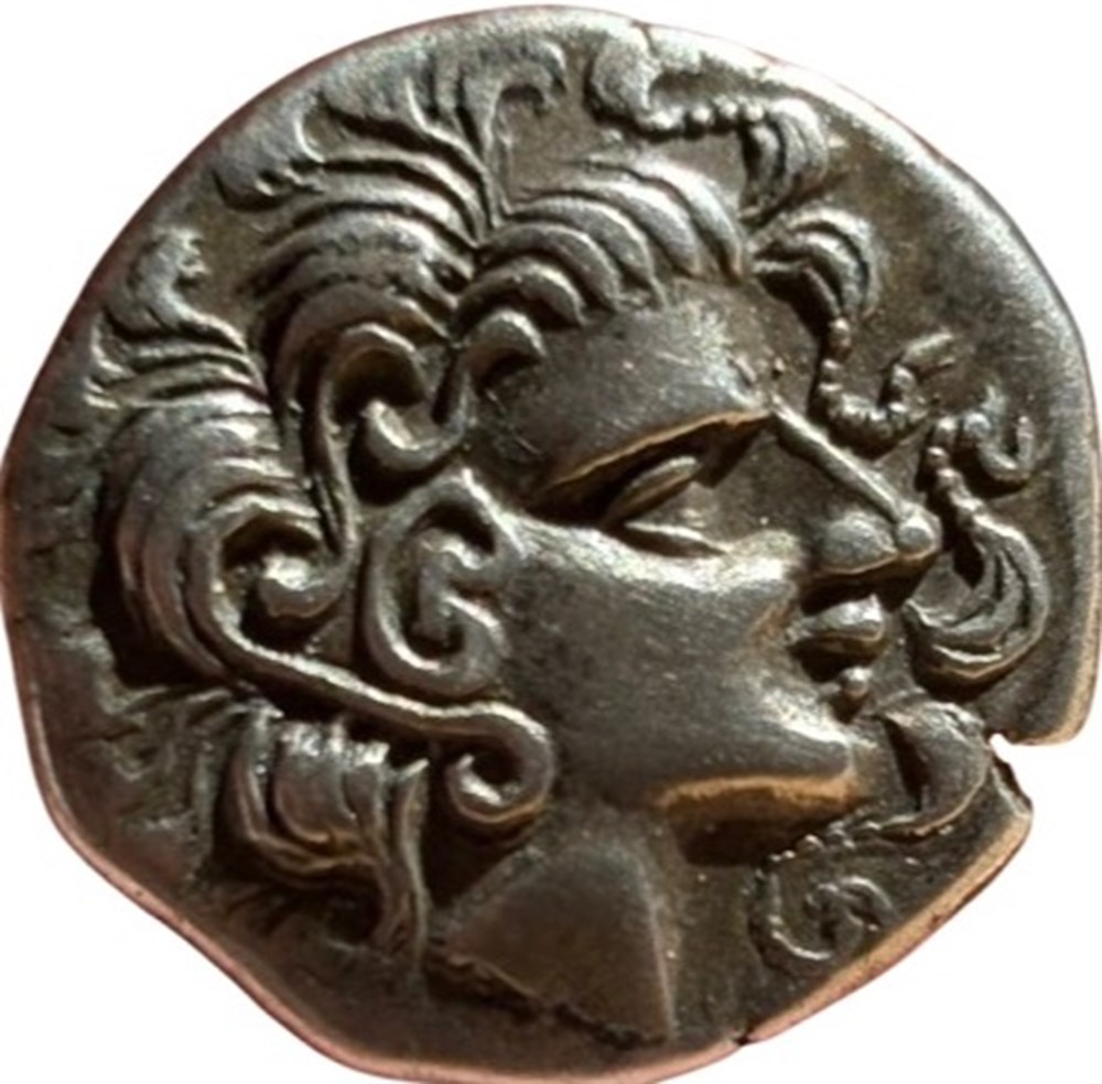 Statère d’argent à la cavalière et à la roue monnaies antiques celtes statere d argent a la cavaliere et a la roue