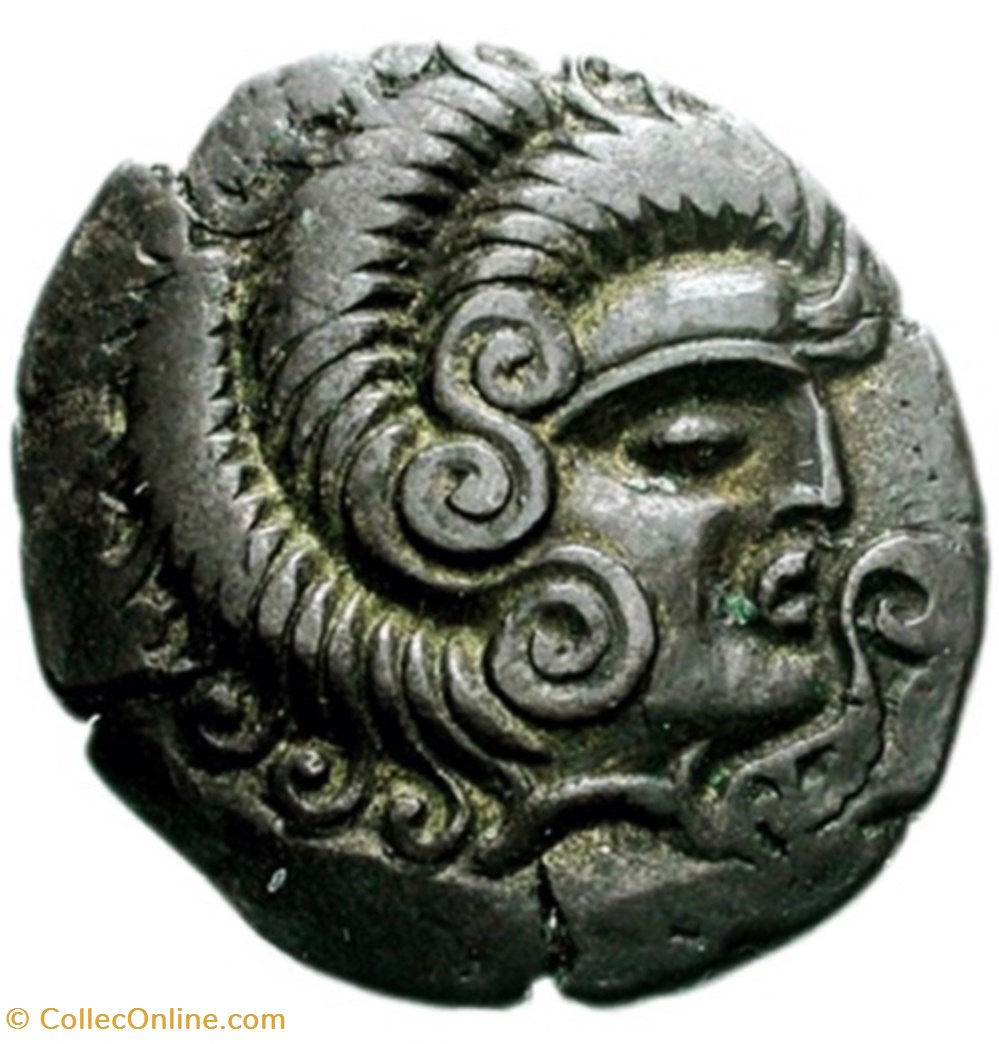 Statère profil au nez droit monnaies antiques av jc ap celtes statere profil au nez droit