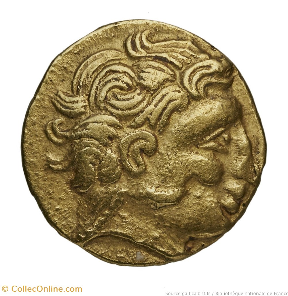 monnaies antiques av jc ap celtes quart de statere au pontife forgeron