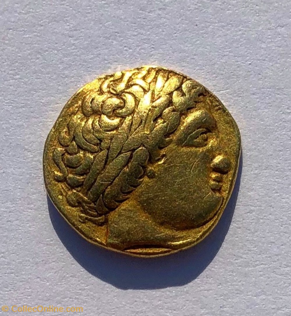 Hémistatère type de Montmorot monnaies antiques av jc ap celtes hemistatere type de montmorot
