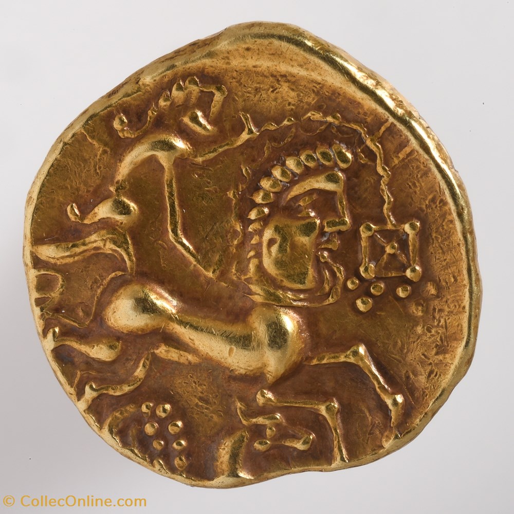 Statère à l'hippocampe monnaies antiques av jc ap celtes statere a hippocampe