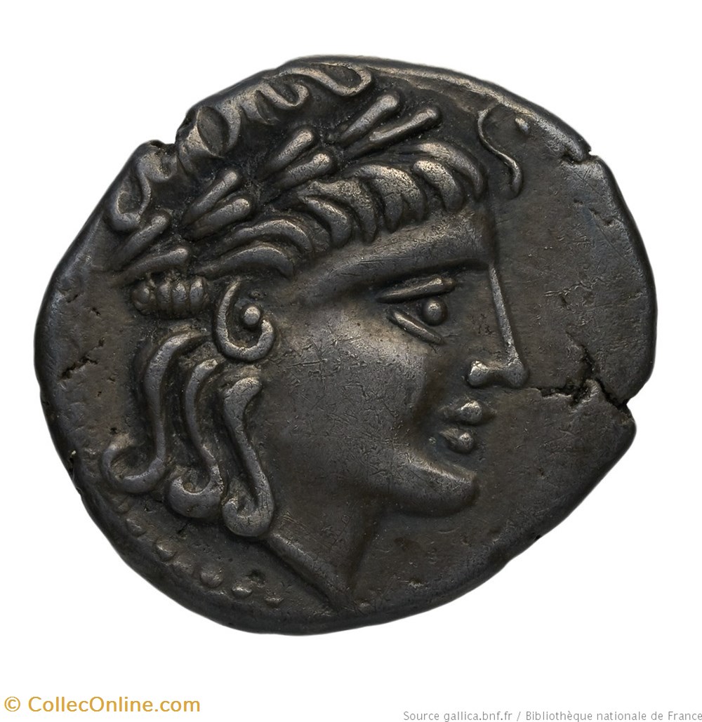 monnaies antiques av jc ap celtes drachme allobroges au bouquetin