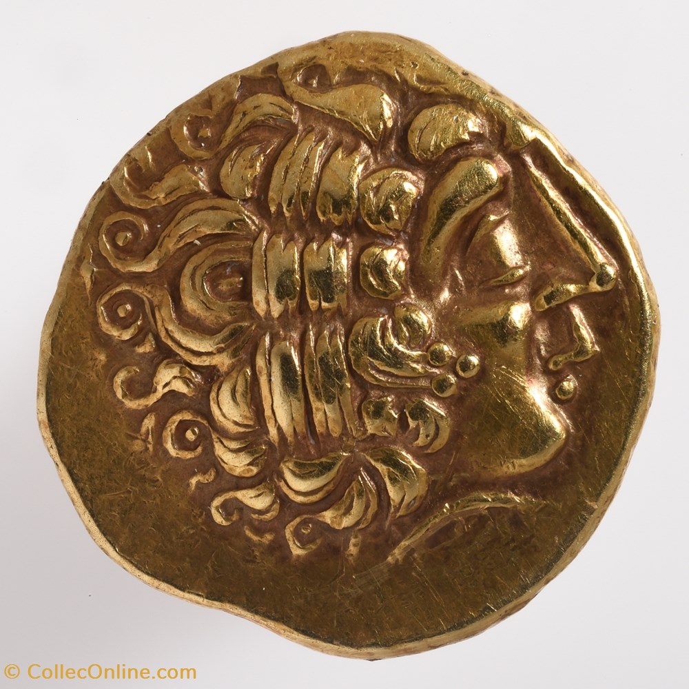 Statère à l'hippocampe monnaies antiques av jc ap celtes statere a hippocampe