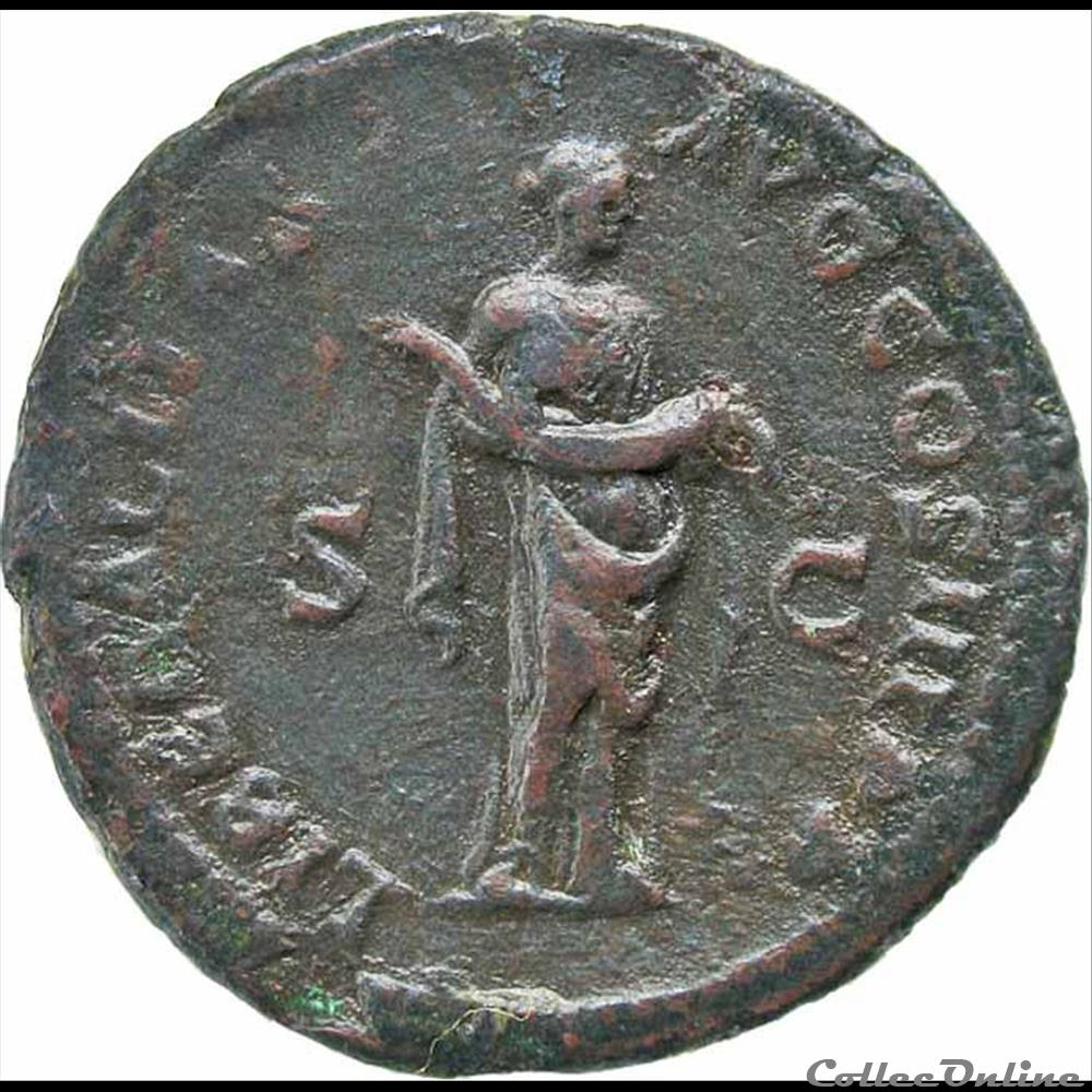monnaie antique romaine as hadrien