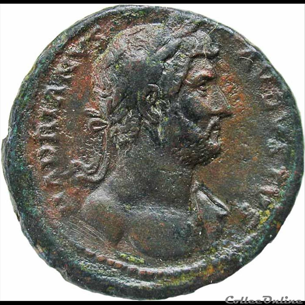 monnaie antique romaine as hadrien
