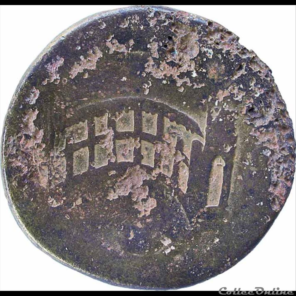 Sesterce de Trajan monnaie antique romaine sesterce de trajan