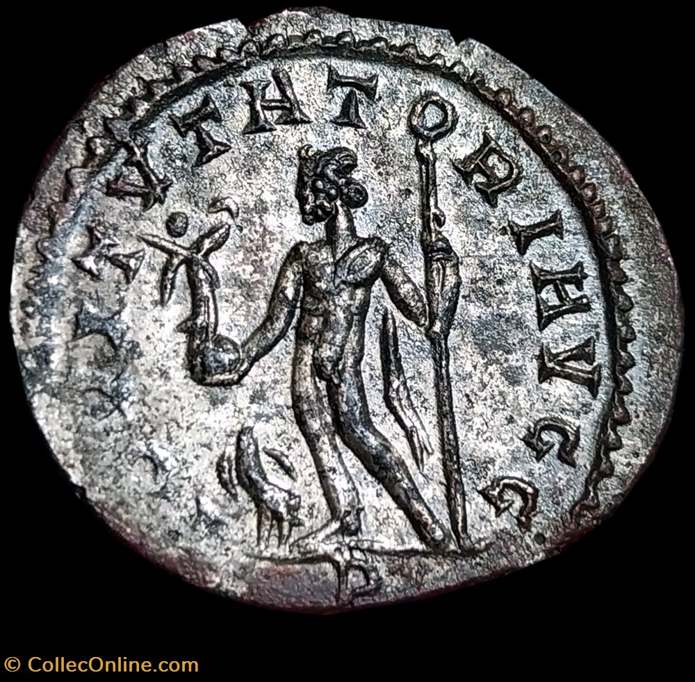 monnaies antiquite av jc ap romaines republicaines imperiales diocletien aurelianus 285 286 lyon jupiter