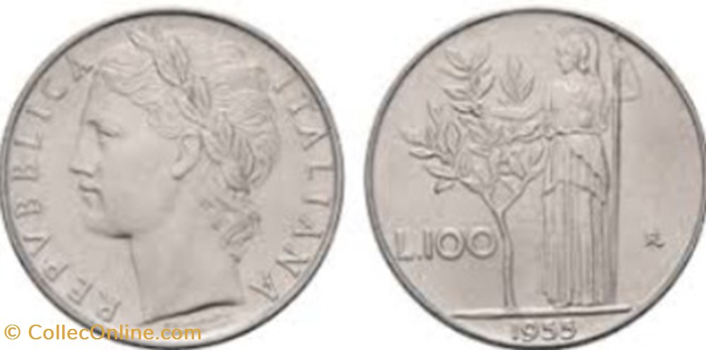 monete 100 lire minerva