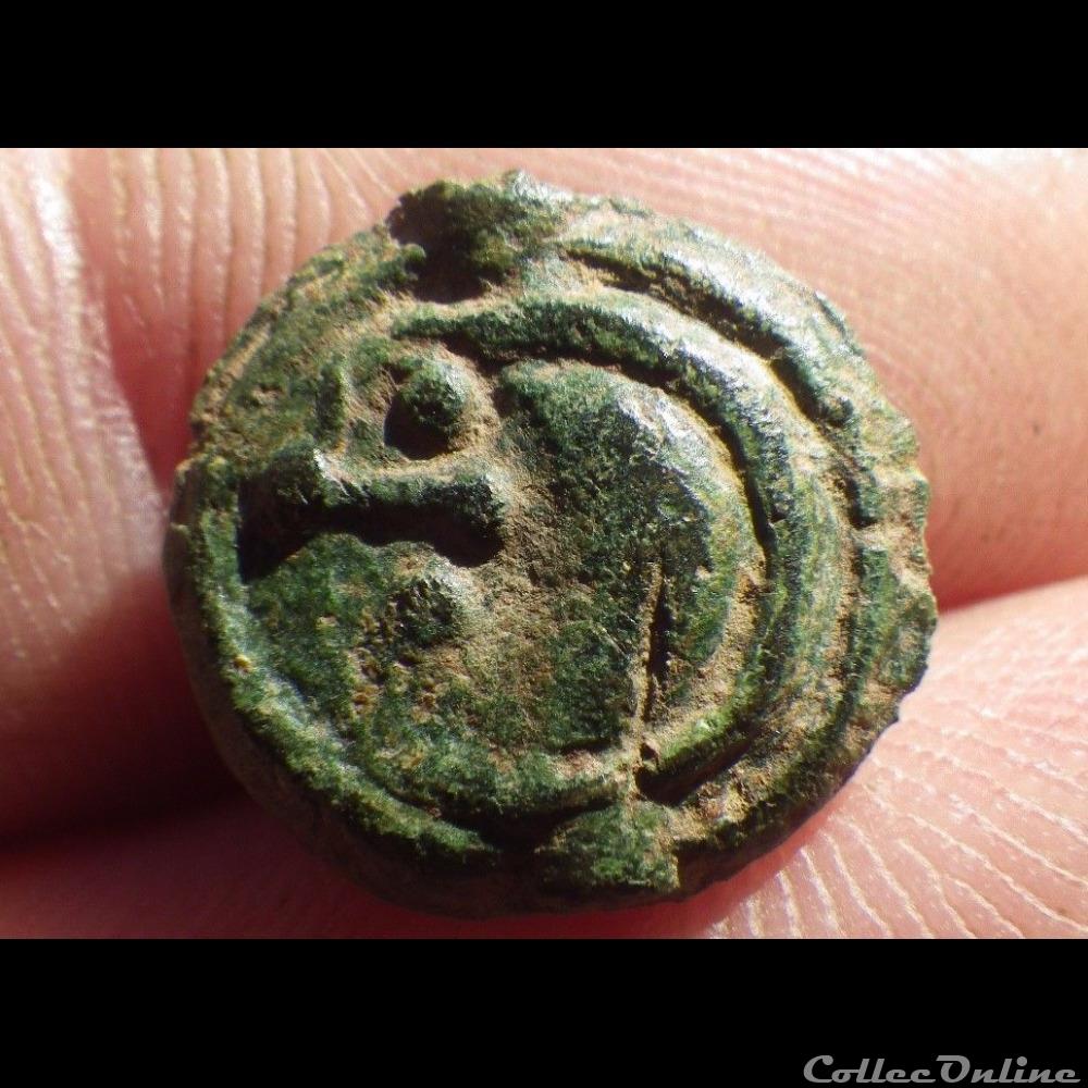 Potin Sanglier enseigne monnaie antique av jc ap gauloise potin sanglier enseigne