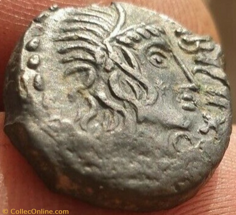 monnaie antique av jc a ap gauloise bronze ibrvixs dt 2434