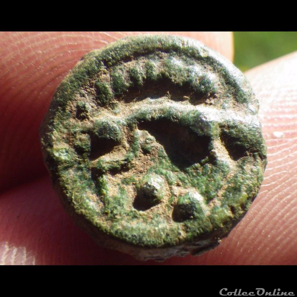 Potin Sanglier enseigne monnaie antique av jc ap gauloise potin sanglier enseigne