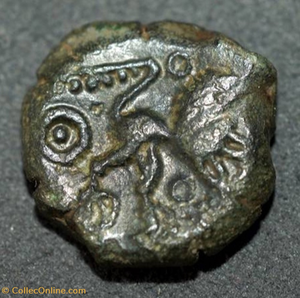 Bronze CISIAMBOS / OYO au lion monnaie antique av jc ap gauloise bronze cisiambos oyo au lion