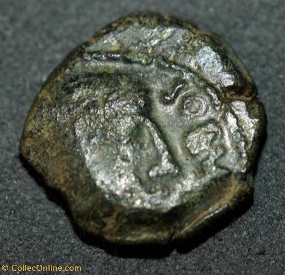 Bronze CISIAMBOS / OYO au lion monnaie antique av jc ap gauloise bronze cisiambos oyo au lion