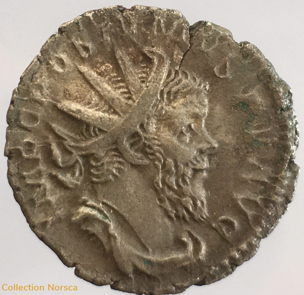 EG 035 - Antoninien de Postume - VIRTVS AVG monnaie antique jc ap romaine republicaine imperiale eg 035 antoninien de postume virtvs avg