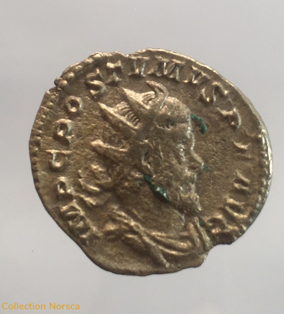 EG 013 - Antoninien de Postume - VIRTVS AVG monnaie antique jc ap romaine republicaine imperiale eg 013 antoninien de postume virtvs avg