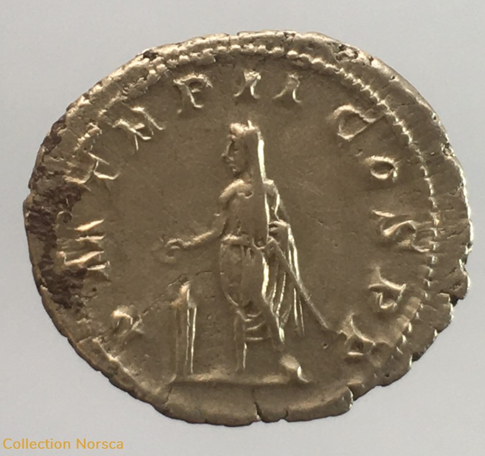 monnaie antique av jc ap romaine republicaine imperiale antoninien de gordien iii p m tr p ii cos p p