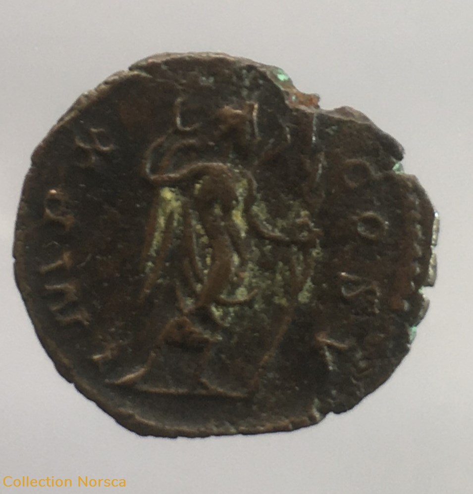 monnaie antique av jc ap romaine republicaine imperiale eg 118 antoninien de postume imp x cos v