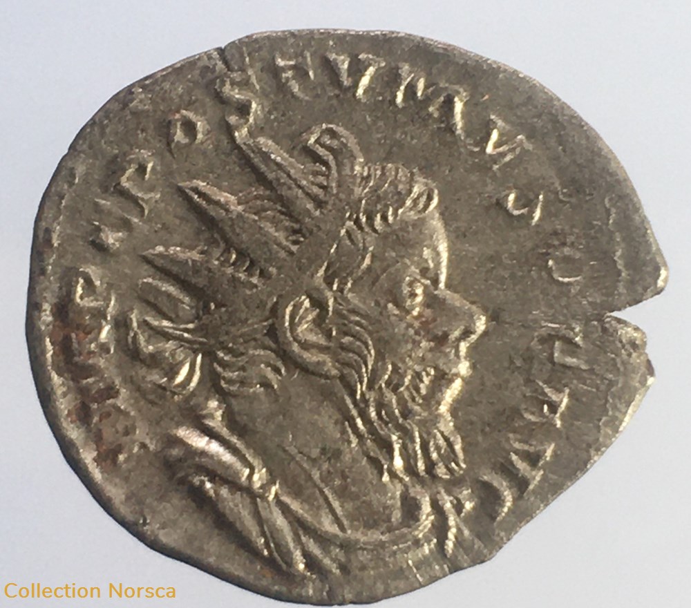 monnaies antiquite av jc ap romaines republicaines imperiales eg 027 antoninien de postume herc pacifero
