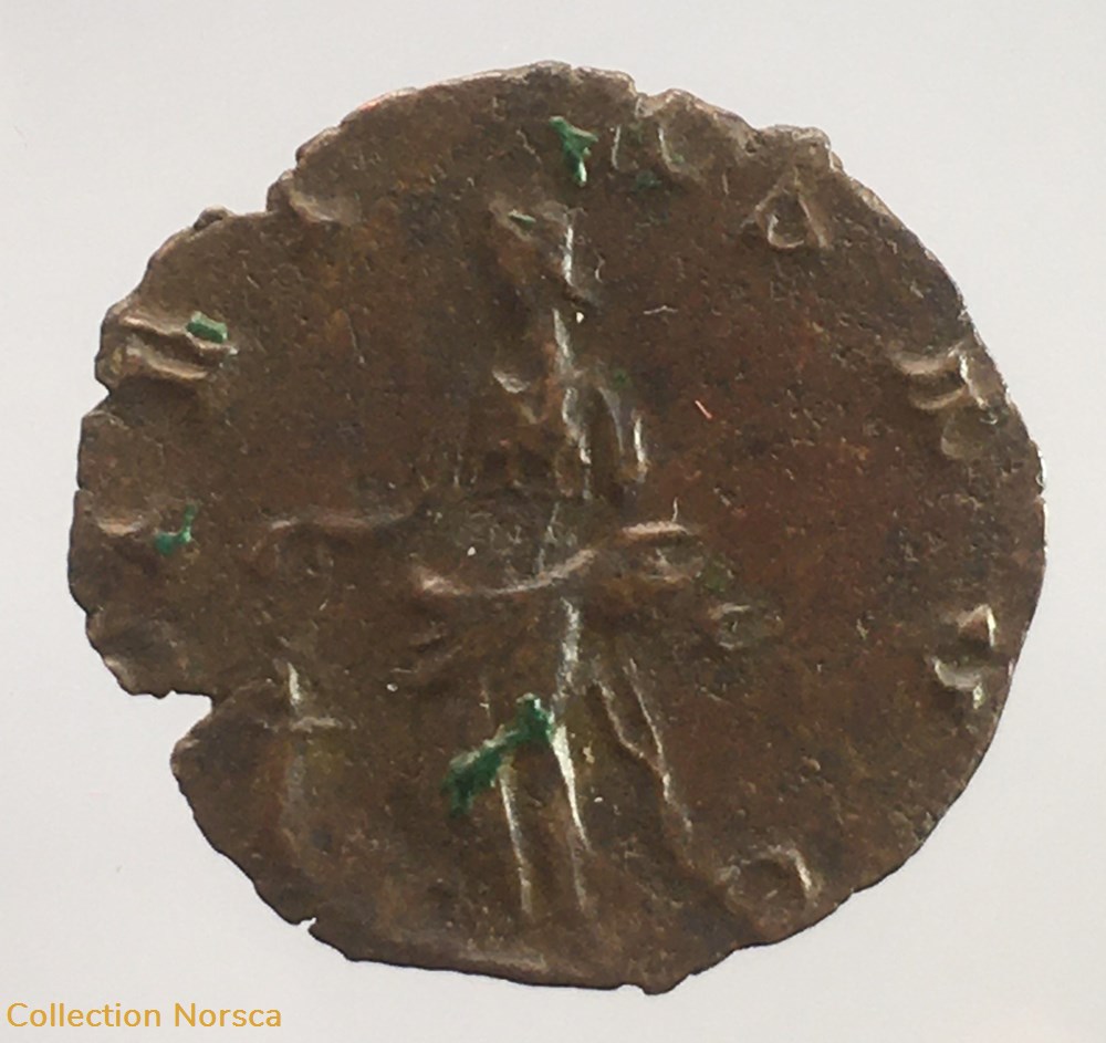 EG 241 - Antoninien de Victorin - PIETAS AVG monnaie antique jc ap romaine republicaine imperiale eg 241 antoninien de victorin pietas avg