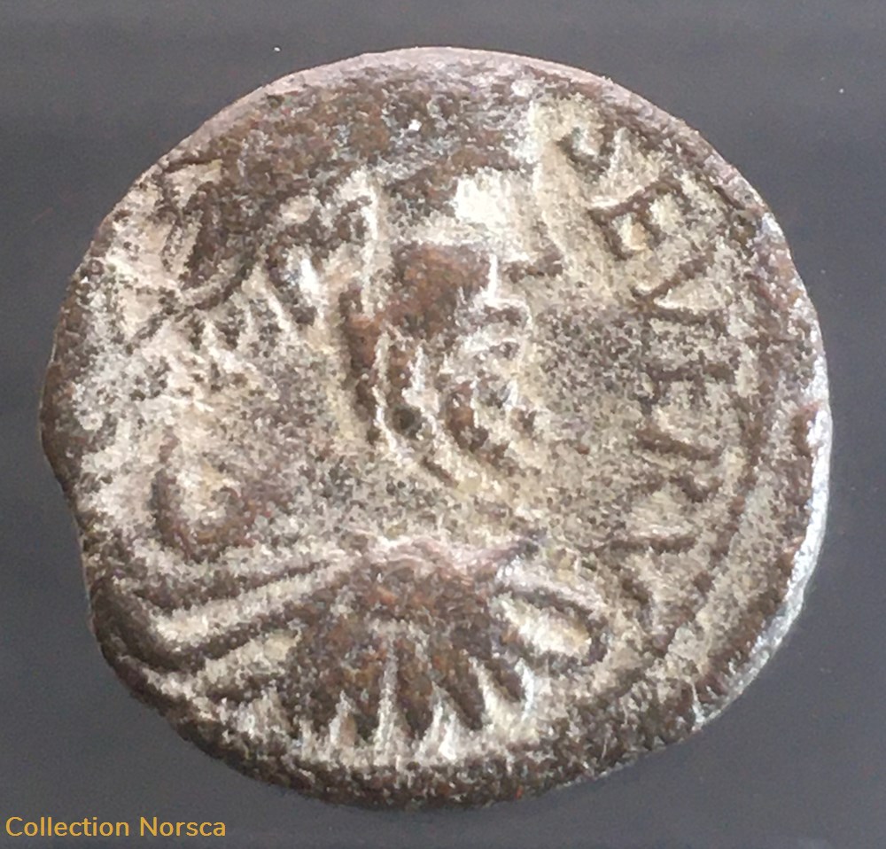 bronze de Septime Sévère - MVNIC STOBE monnaies antiquite av jc a ap romaines provinciales bronze de septime severe mvnic stobe