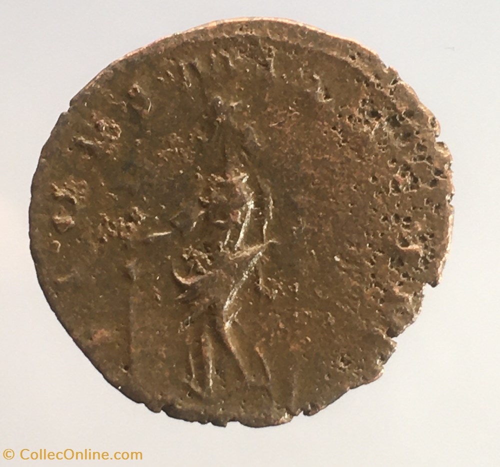 EG 297 - Antoninien de Tétricus 1 - FIDES MILITVM monnaie antique av jc ap romaine republicaine imperiale eg 297 antoninien de tetricus 1 fides militvm