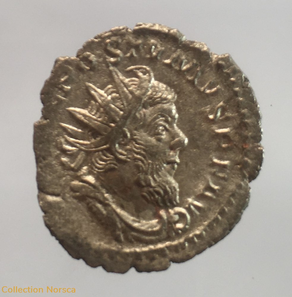 EG 023 - Antoninien de Postume - P M TR P COS III P P monnaie antique av jc ap romaine republicaine imperiale eg 023 antoninien de postume p m tr p cos iii p p