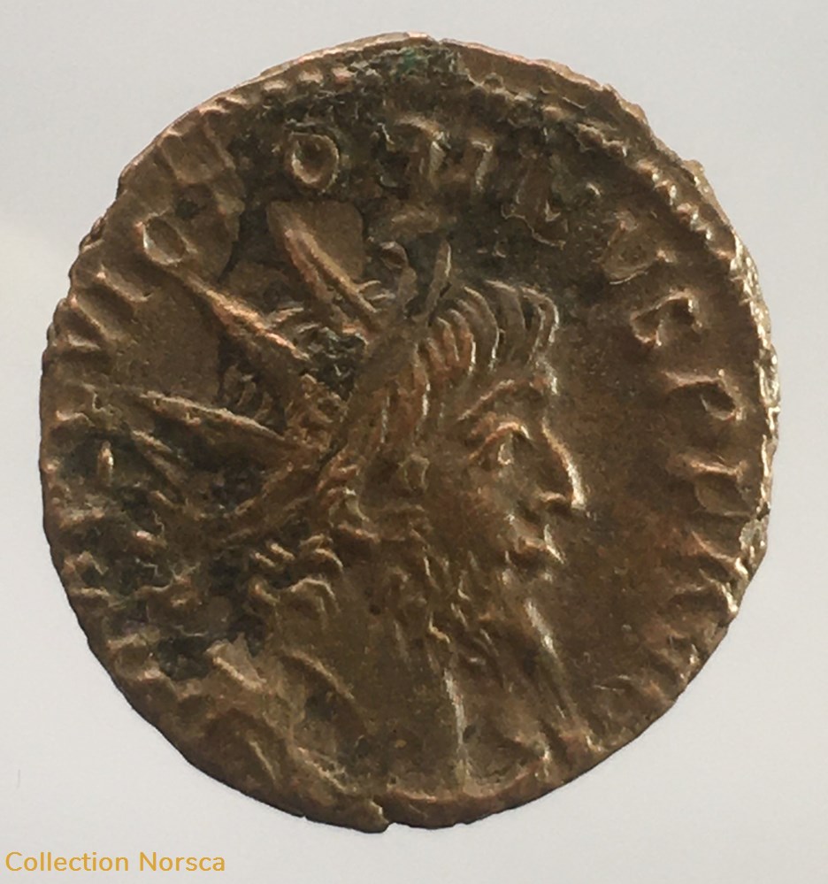 EG 197 - Antoninien de Victorin - PAX AVG/V * monnaie antique jc ap romaine republicaine imperiale eg 197 antoninien de victorin pax avg v
