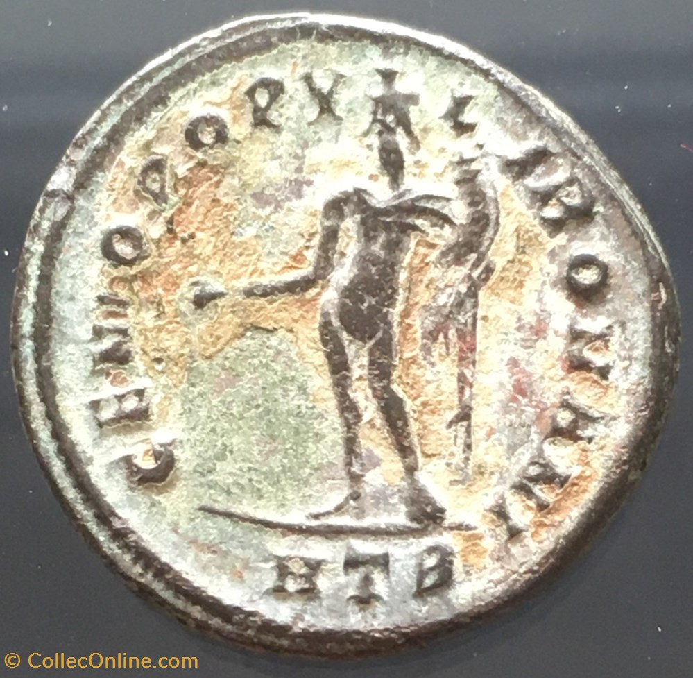 Follis de Dioclétien - GENIO POPVLI ROMAN / HTB monnaies antiquite av jc ap romaines republicaines imperiales follis de diocletien genio popvli roman htb